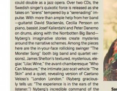 Great review of The Sirenades in DownBeat Magazine ****